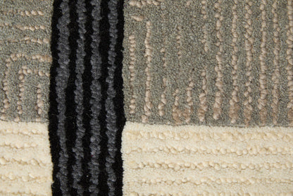 The Rug Corner Feizy Maguire Transitional Abstract - Taupe/Black