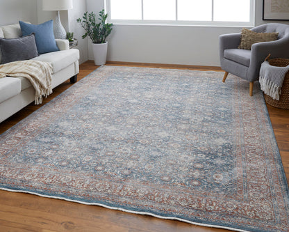The Rug Corner Feizy Marquette Transitional Oriental - Blue/Red