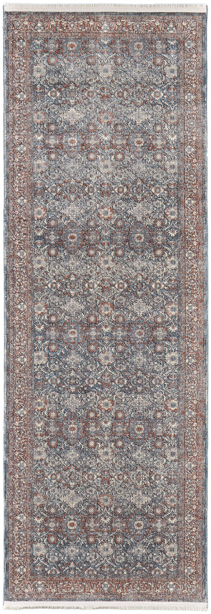 The Rug Corner Feizy Marquette Transitional Oriental - Blue/Red