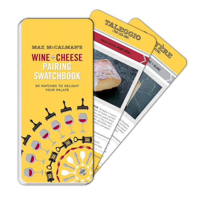 Max McCalman's Wine and Cheese Pairing Swatchbook - Ali's Wagon