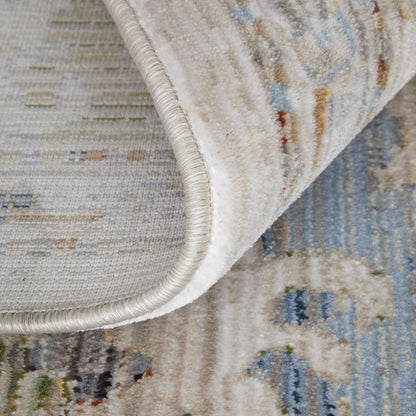 The Rug Corner Feizy Melrose Traditional Floral & Botanical - Tan/Blue/Red