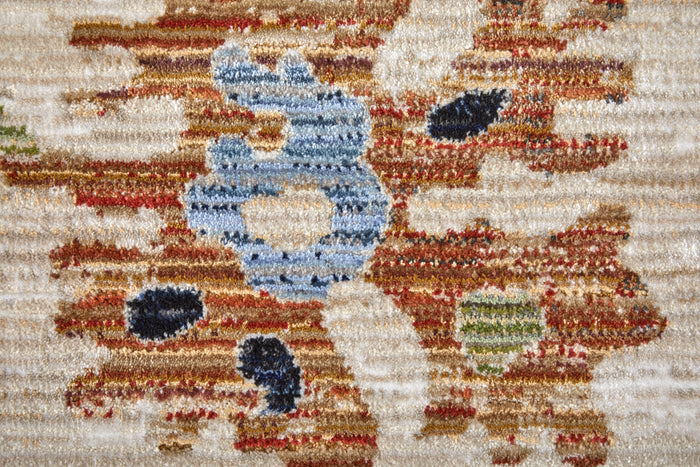 The Rug Corner Feizy Melrose Transitional Floral & Botanical - Ivory/Red/Blue