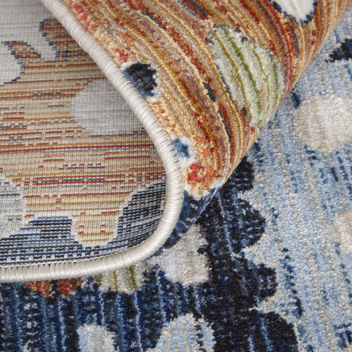 The Rug Corner Feizy Melrose Transitional Floral & Botanical - Ivory/Red/Blue