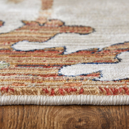 The Rug Corner Feizy Melrose Transitional Floral & Botanical - Ivory/Red/Blue