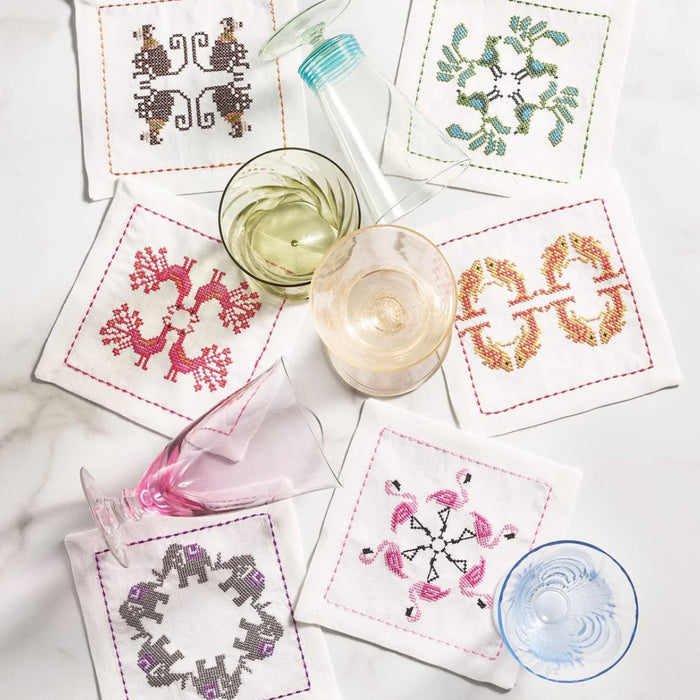 Menagerie Cocktail Napkins Set - Maisonette Shop