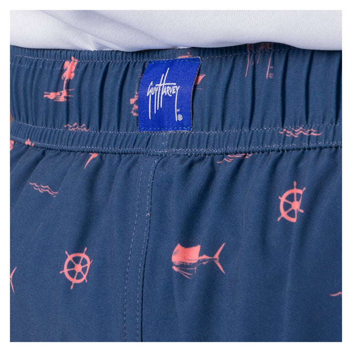 Men's Maritime Printed 7" Swim Trunk