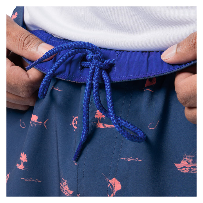 Men's Maritime Printed 7" Swim Trunk