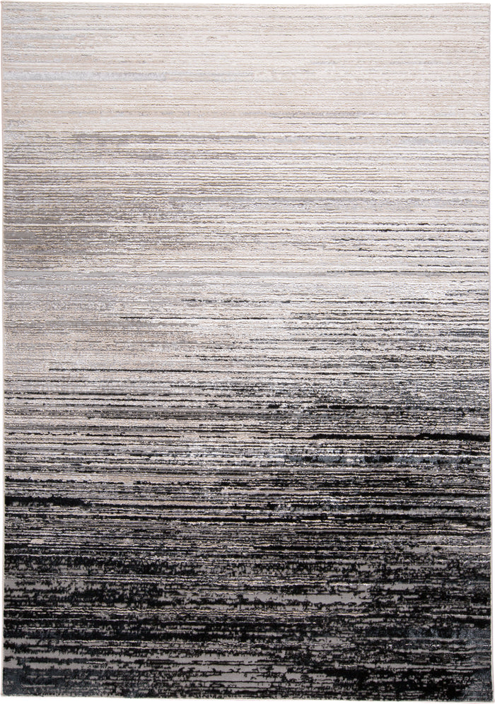 The Rug Corner Feizy Micah Modern Abstract - Black/Gray