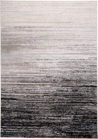 The Rug Corner Feizy Micah Modern Abstract - Black/Gray