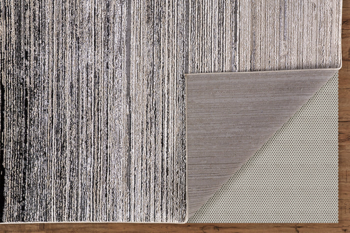 The Rug Corner Feizy Micah Modern Abstract - Black/Gray