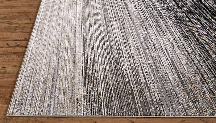 The Rug Corner Feizy Micah Modern Abstract - Black/Gray