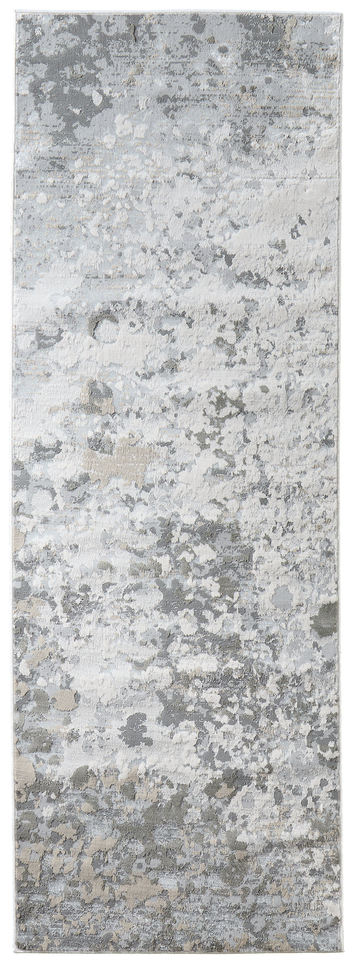 The Rug Corner Feizy Micah Modern Abstract - Silver/Gray/White