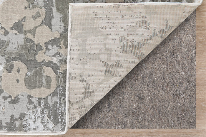 The Rug Corner Feizy Micah Modern Abstract - Silver/Gray/White