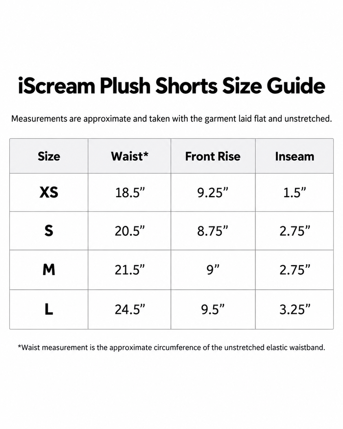 Milkshake Plush Shorts