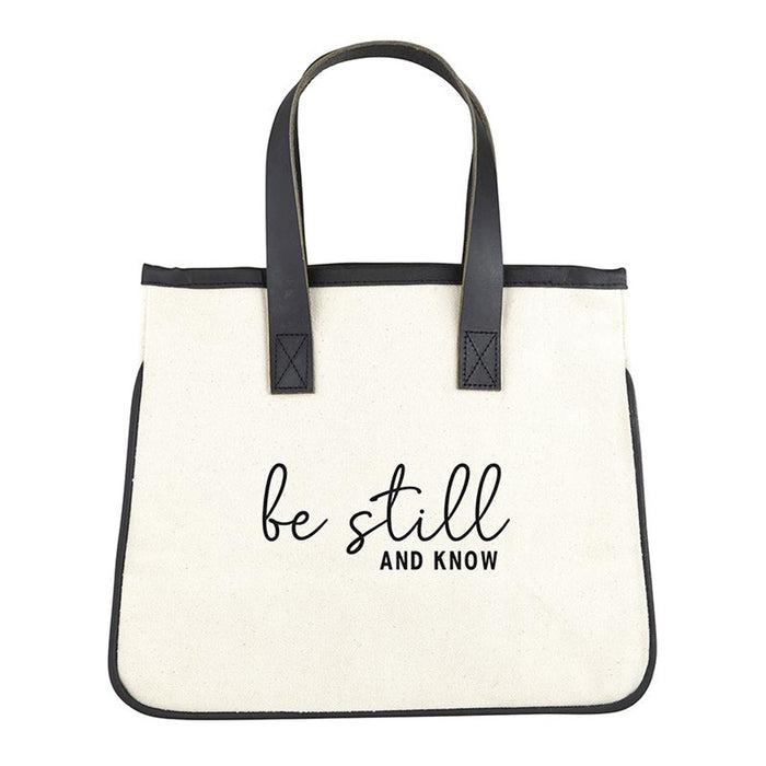 Mini Canvas Tote - Be Still