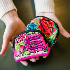Mini Upcycled Coin Bag