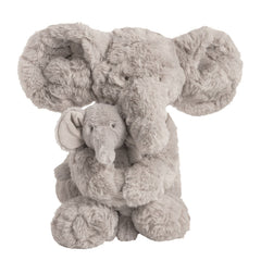 Mom & Baby Elephant Plush Set