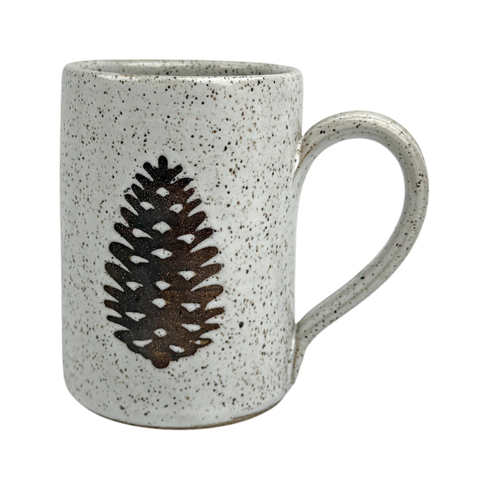 Mug - Pine Cone - White