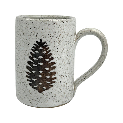 Mug - Pine Cone - White