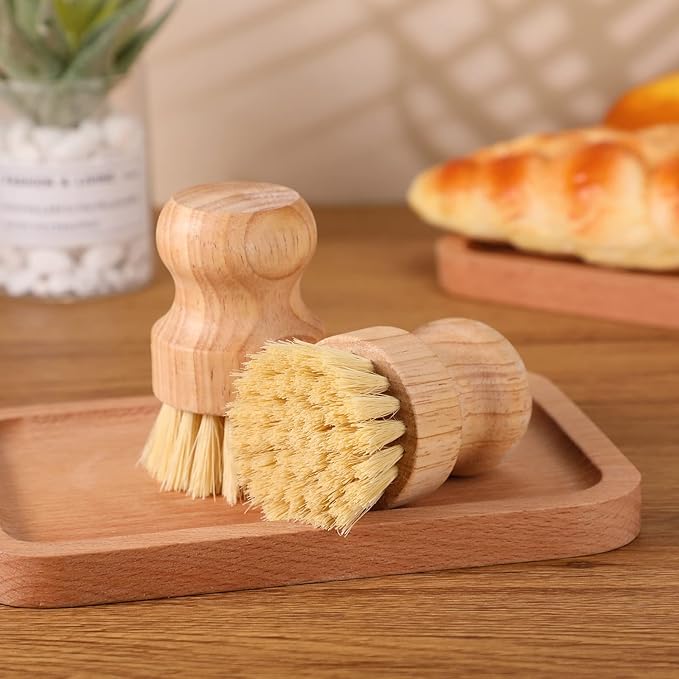Multi Purpose Handheld Bamboo Brush
