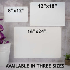 My aim is your aim will help Funny Bathroom Gift Metal Sign
