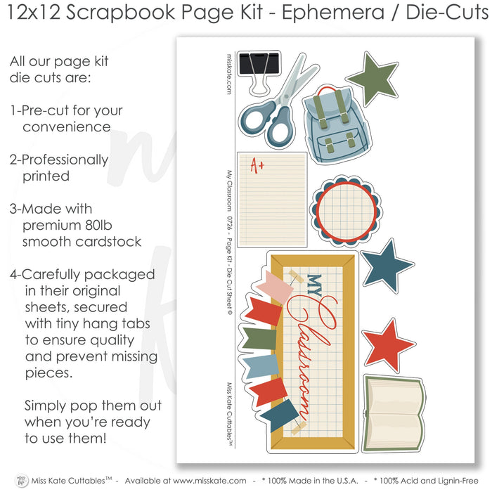 My Classroom - Page Kit