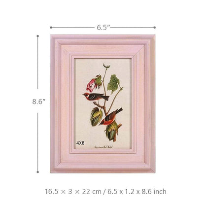 Natural Pink Photo Frame - Rustic Home Decor
