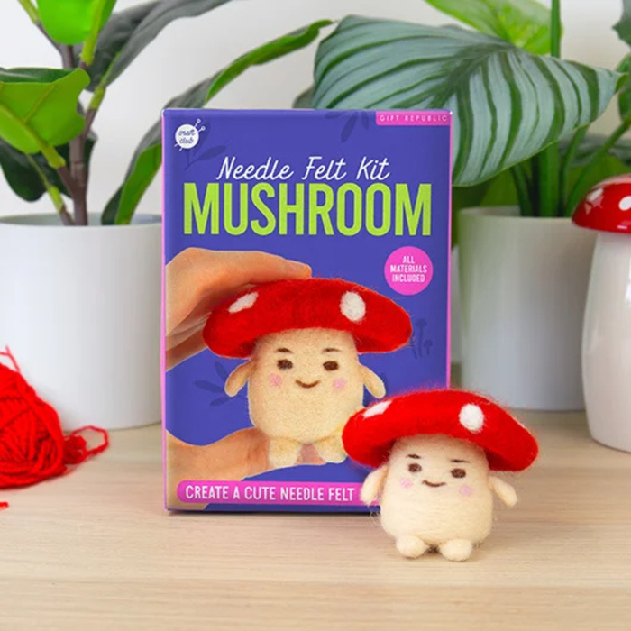 Needle Felting Kit - Mushroom