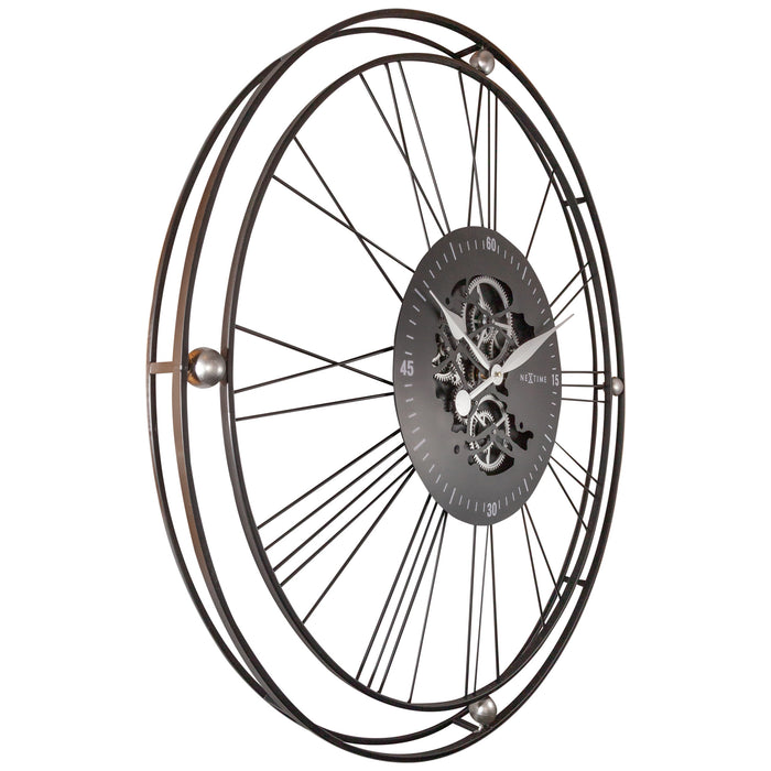 NeXtime - Roman Gear Clock XXL Wall Clock - Time for a Clock