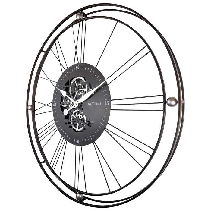 NeXtime - Roman Gear Clock XXL Wall Clock - Time for a Clock