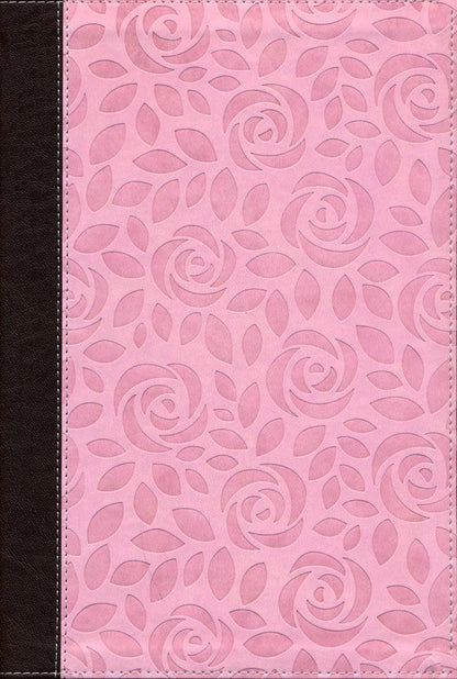 NIV Thinline Bible/Large Print (Comfort Print)-Pink Leathersoft LIMITED QUANTITIES AVAILABLE
