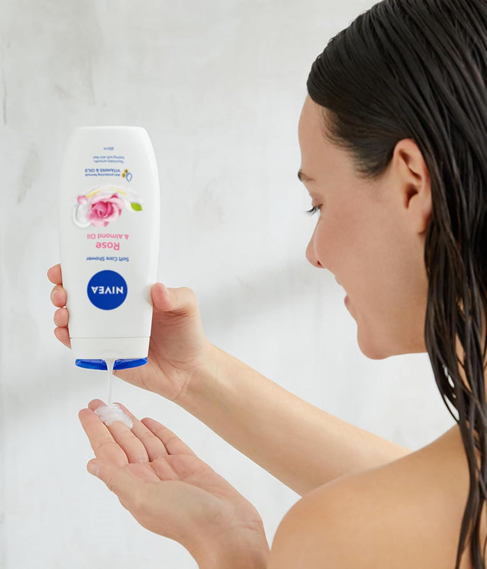 Nivea Rose & Almond Oil Care Shower Cream - 250ml