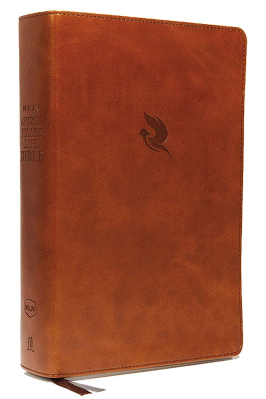 NKJV Spirit-Filled Life Bible (Third Edition) -Brown Leathersoft  with Dove