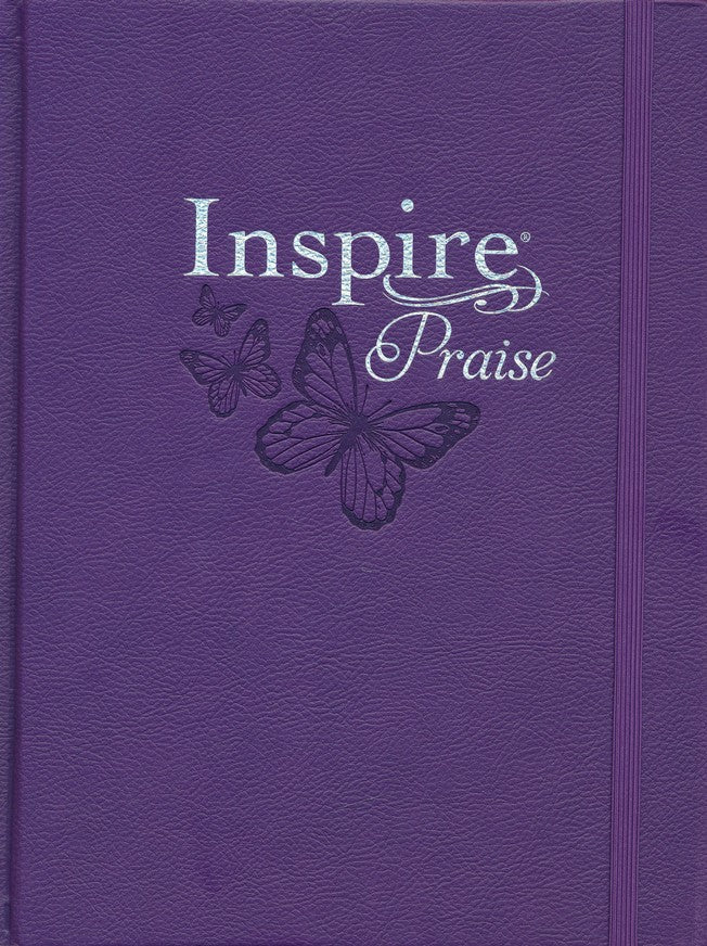 NLT Inspire Praise Journaling Bible-Purple Hardcover Limited Quantities Available