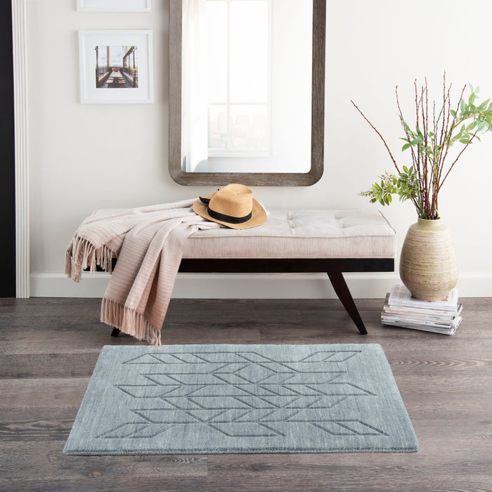 The Rug Corner Nourison Home Nourison Home - Alessia Blue Area Rug ALE01