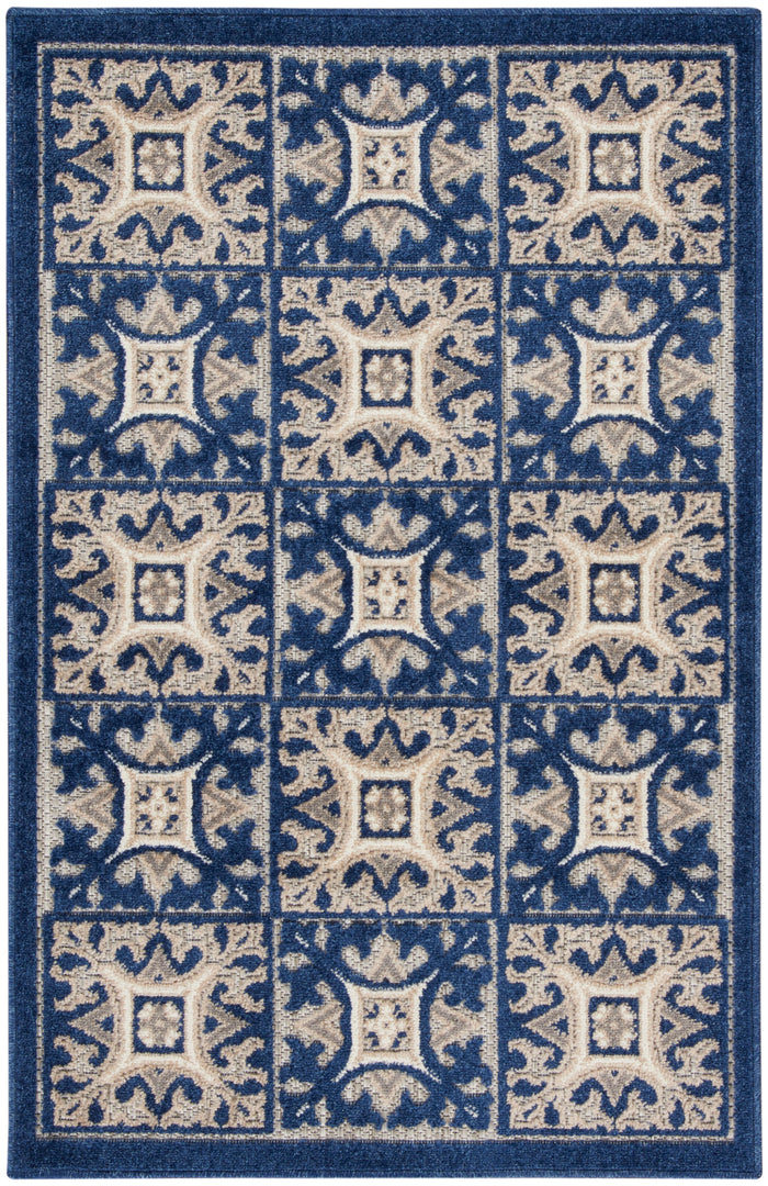 The Rug Corner Nourison Home Aloha ALH34 BLUE Area Rugs