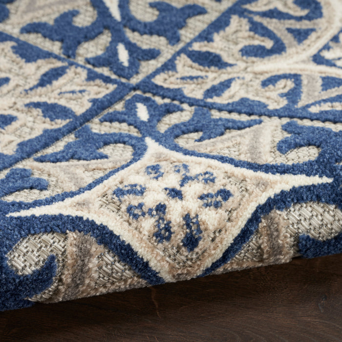 The Rug Corner Nourison Home Aloha ALH34 BLUE Area Rugs