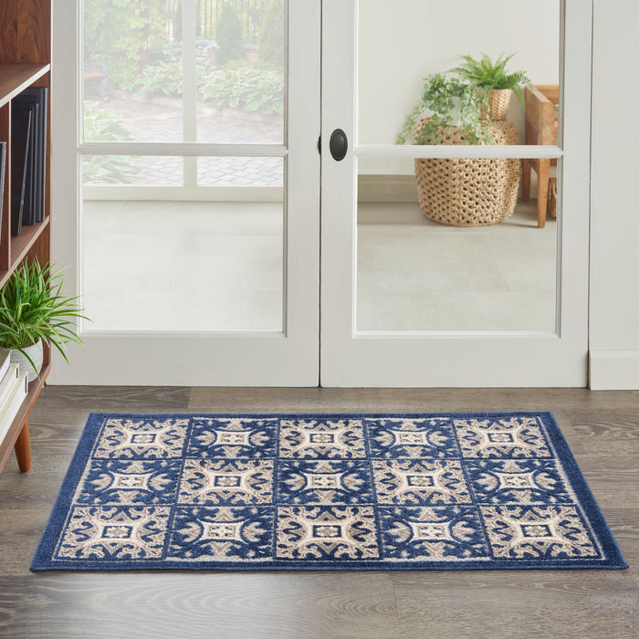 The Rug Corner Nourison Home Aloha ALH34 BLUE Area Rugs