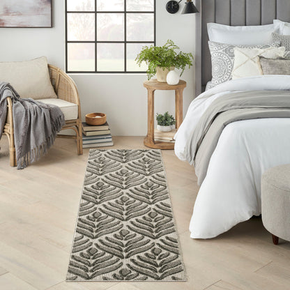 The Rug Corner Nourison Home Nourison Home - Aloha Charcoal Area Rug ALH35