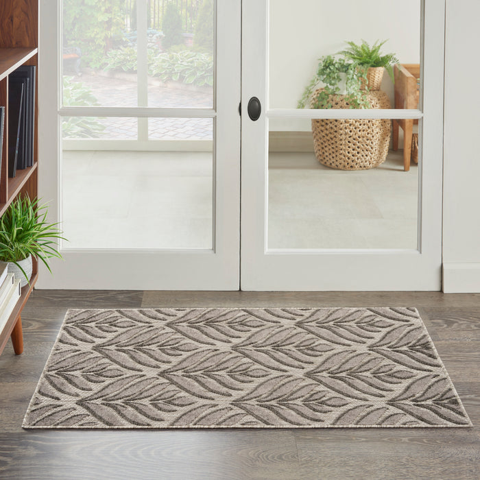 The Rug Corner Nourison Home Nourison Home - Aloha Charcoal Area Rug ALH35