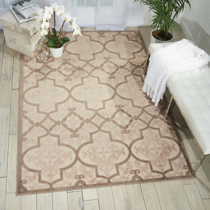 The Rug Corner Nourison Home Aloha ALH14 CRM Area Rugs