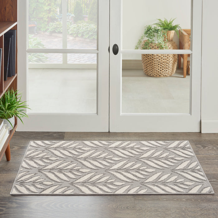 The Rug Corner Nourison Home Aloha ALH35 GREY Area Rugs