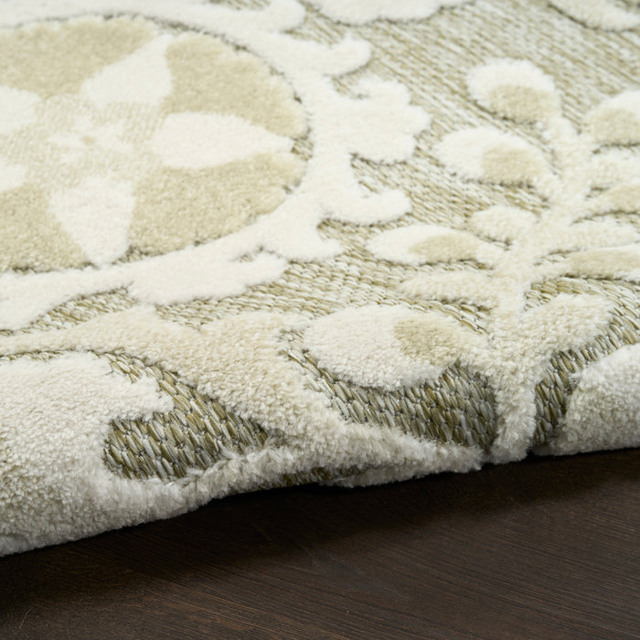 The Rug Corner Nourison Home Nourison Home - Aloha Ivory/Sage Area Rug ALH17