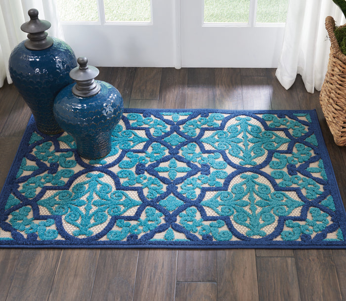 Nourison Home - Aloha Navy Area Rug ALH14