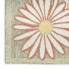 The Rug Corner Nourison Home Nourison Home - Aloha Sage/Rose Area Rug ALH33
