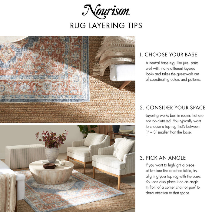The Rug Corner Nourison Home Andes AND04 IVGRY Area Rugs