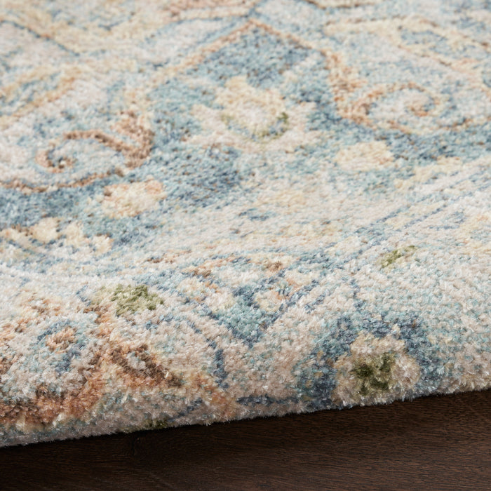 The Rug Corner Nourison Home Nourison Home - Astra Machine Washable Beige/Blue Area Rug ASW12