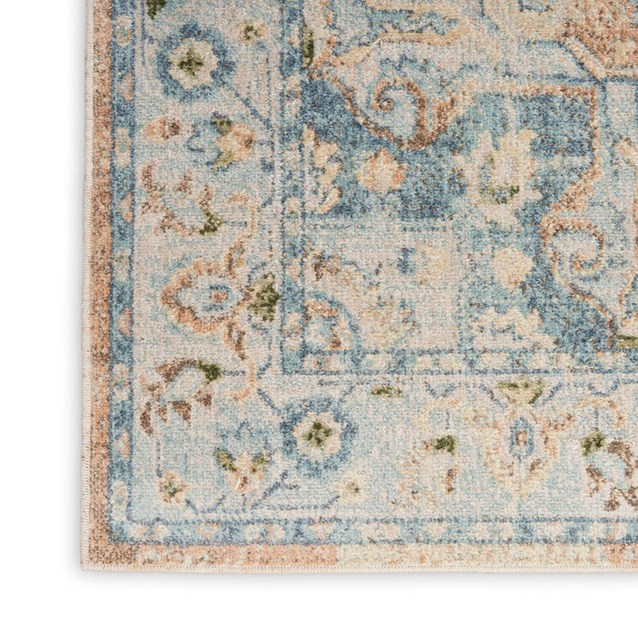 The Rug Corner Nourison Home Nourison Home - Astra Machine Washable Beige/Blue Area Rug ASW12