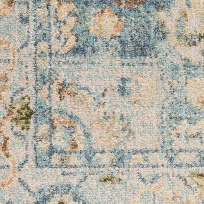 The Rug Corner Nourison Home Nourison Home - Astra Machine Washable Beige/Blue Area Rug ASW12