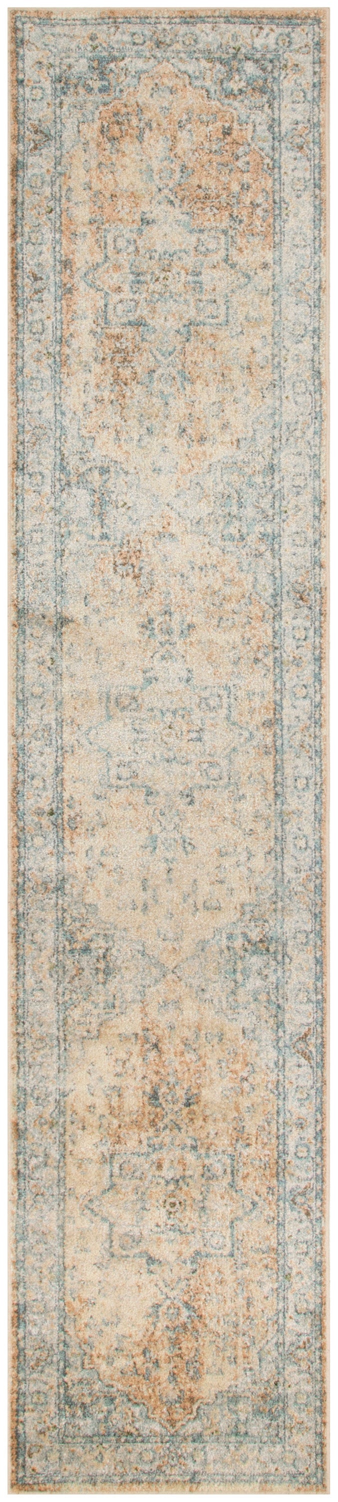 The Rug Corner Nourison Home Nourison Home - Astra Machine Washable Beige/Blue Area Rug ASW12